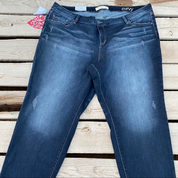 NWT Slink woman's Boyfriend plus curvy  jeans - Picture 7 of 13